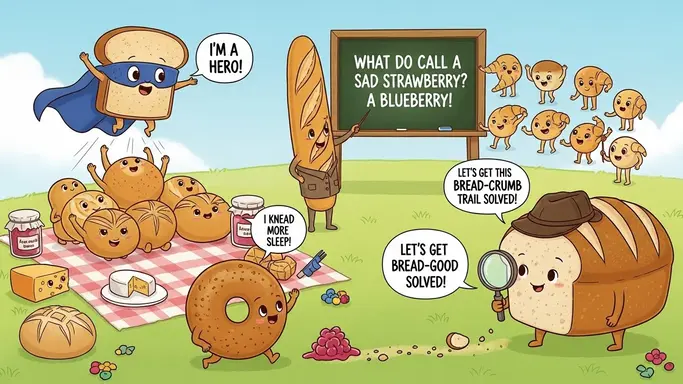 Bread Puns for Kids