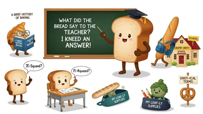 Bread Puns for School & Classroom