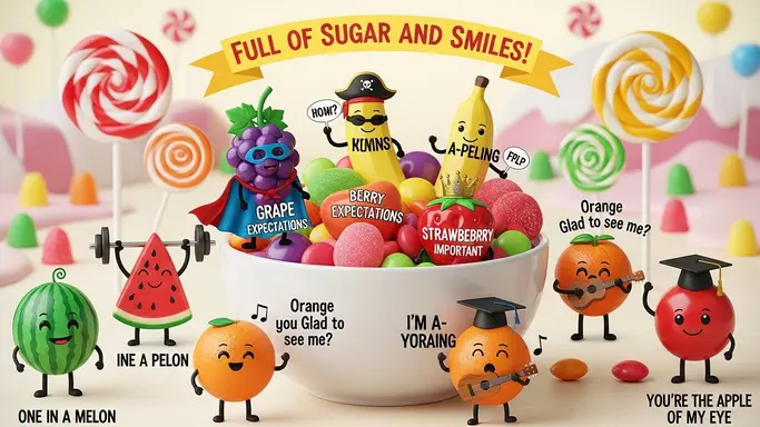  Candy Puns Full of Sugar and Smiles