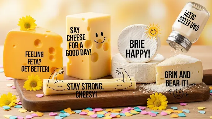 Cheese Puns for Smile & Positivity