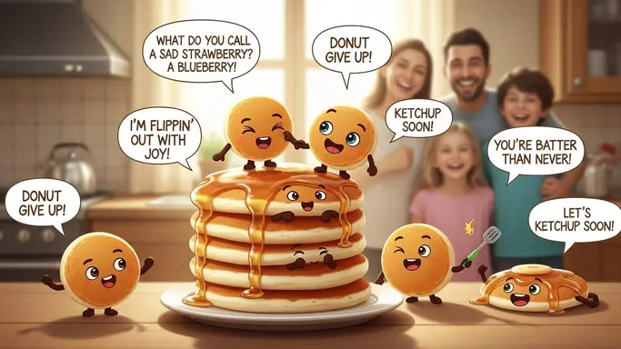 Flapjack Puns for Family Fun