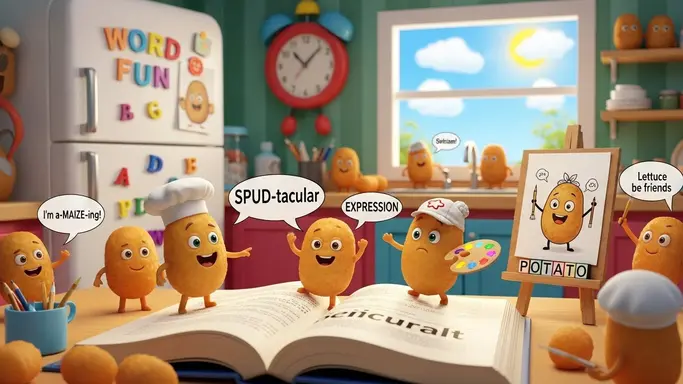 Kid-Safe Tater Tot Wordplay