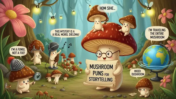 Mushroom Puns for Storytelling