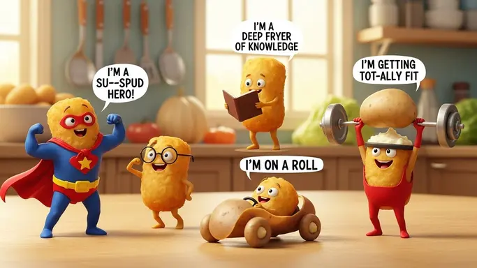 Silly Tater Tot Puns