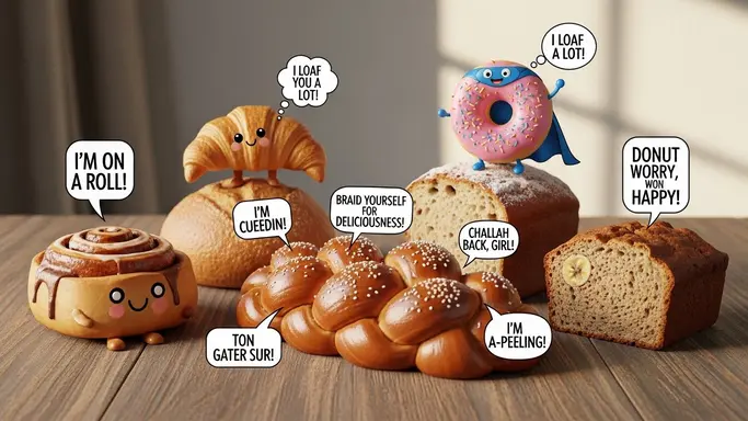 Sweet Bread Puns