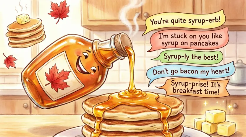 Funny Syrup Puns