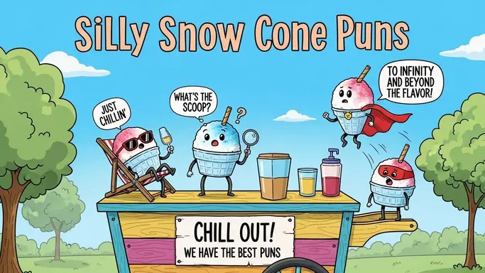Silly Snow Cone Puns