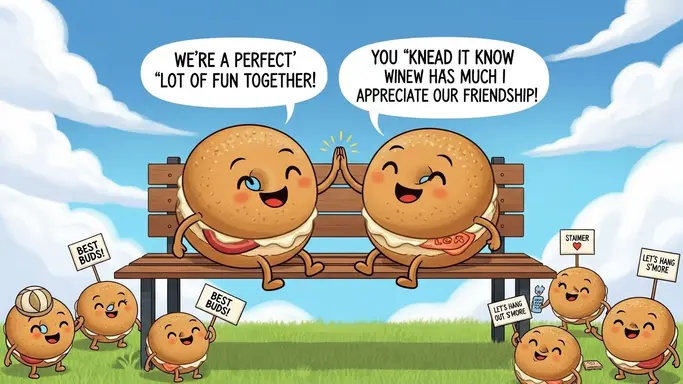 Bagel Puns About Friendship