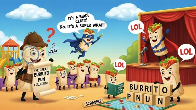 Burrito Wordplay for Kids