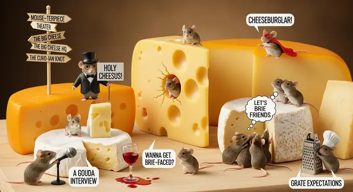 Cheese & Rodent Puns Combo