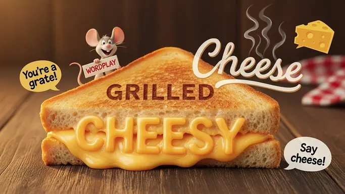 The Cheesy Grilled Cheese Wordplay