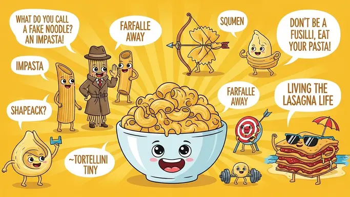 Cheesy Pasta Puns for Laughs