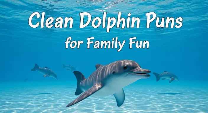 Clean Dolphin Puns for Family Fun