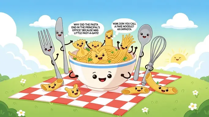 Clean Pasta Jokes for Kids
