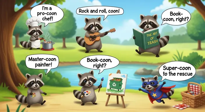 Clean Raccoon Puns for All Ages
