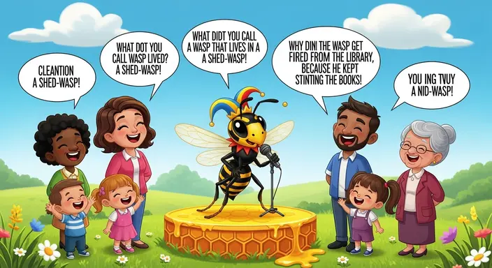 Clean Wasp Jokes for Family Fun