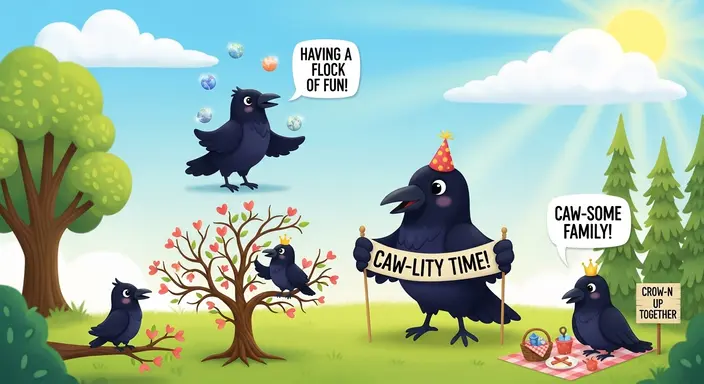 Crow Puns for Family Fun