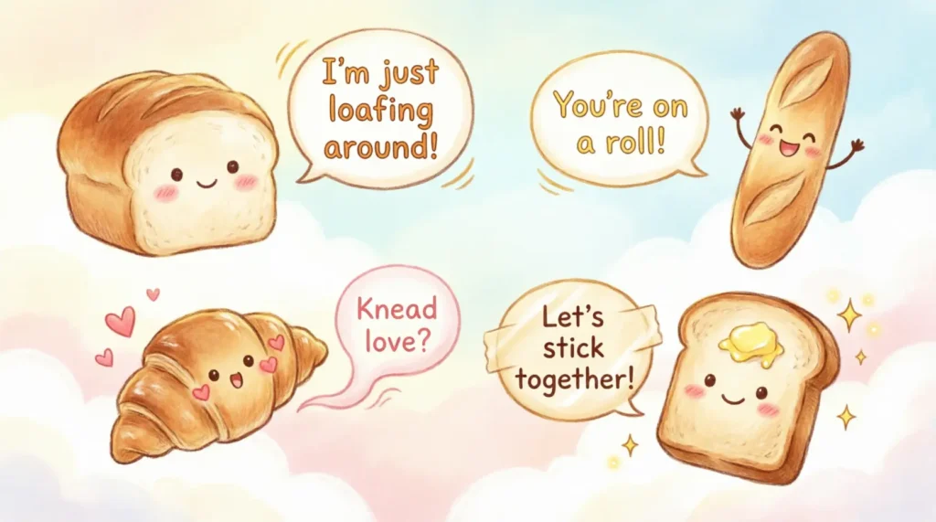 Cute Bread Puns
