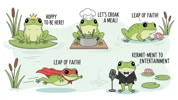 Cute Frog Puns