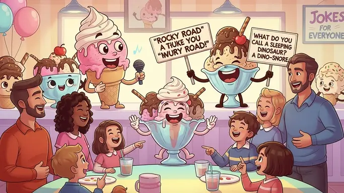 Cute Ice Cream Jokes for Family Fun
