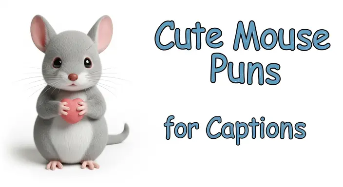 Cute Mouse Puns for Captions