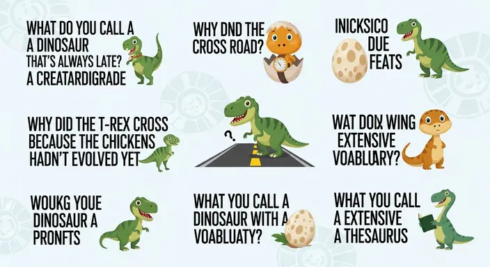 Dinosaur Puns for Captions on Social Media