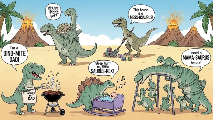 Dinosaur Puns for Parents