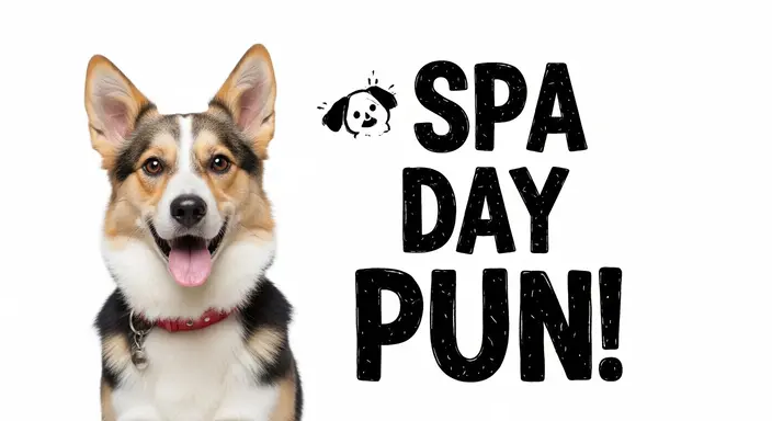 Dog Spa Day Puns