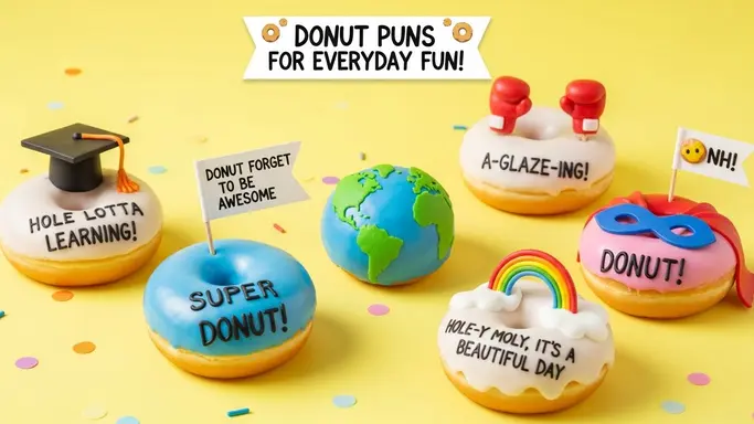 Donut Puns for Everyday Fun
