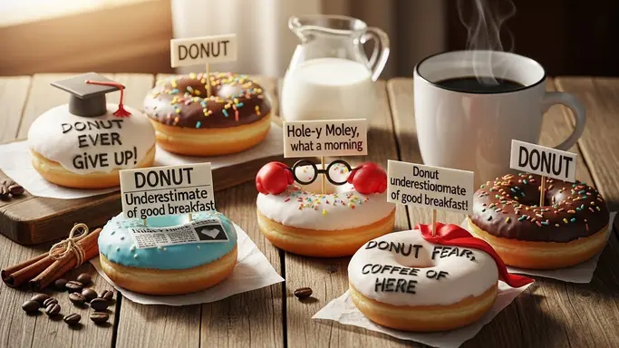 Donut Puns for Morning Smiles