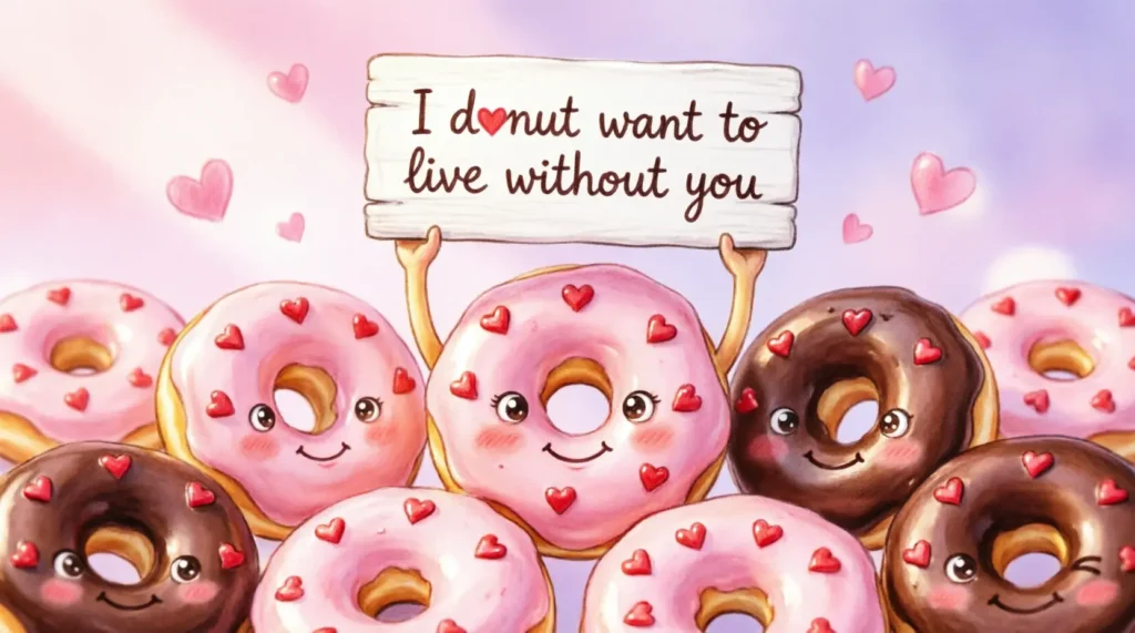 Donut Puns Love