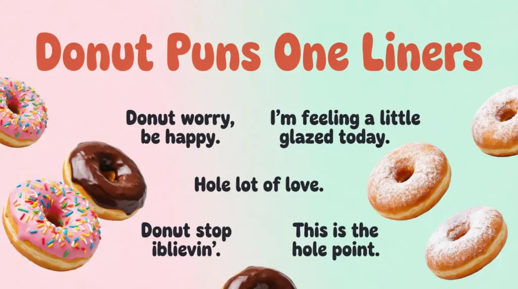 Donut Puns One Liners