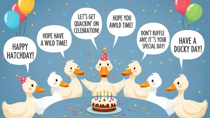 Duck Birthday Puns