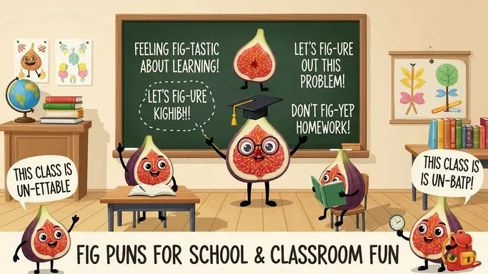 Fig Puns for School & Classroom Fun