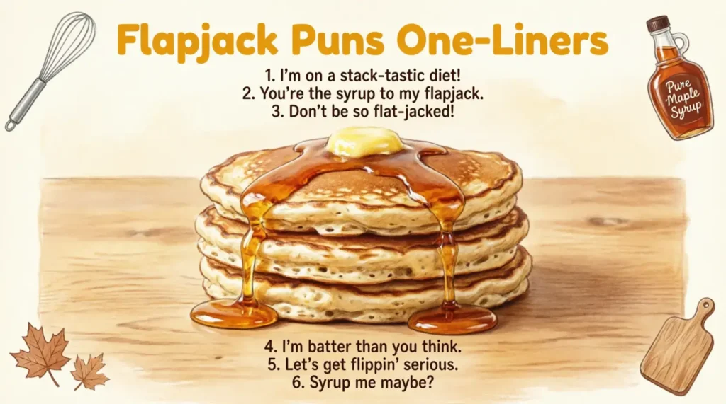 Flapjack Puns One Liners