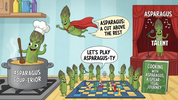 Food Puns with Asparagus