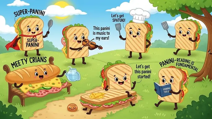 Foodie Panini Puns (Kid-Safe)