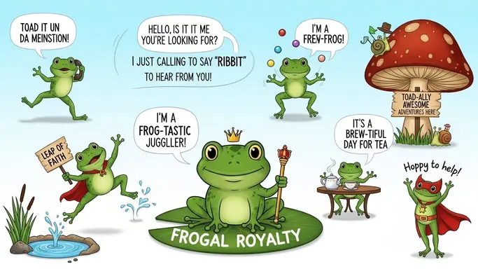 Frog Puns for Conversations