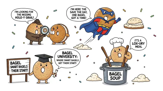 Funny Bagel Puns for Kids
