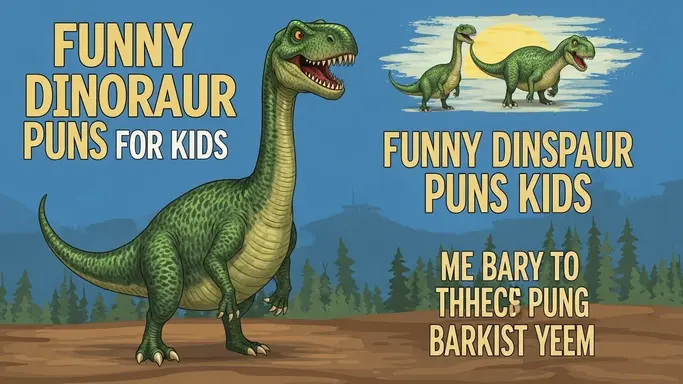 Funny Dinosaur Puns for Kids