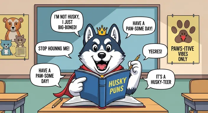 Funny Husky Puns for Kids