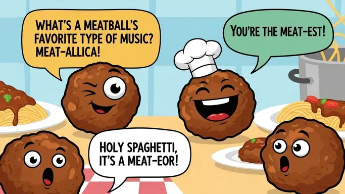 Funny Meatball Sayings for Kids