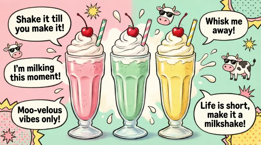 Funny Milkshake Puns