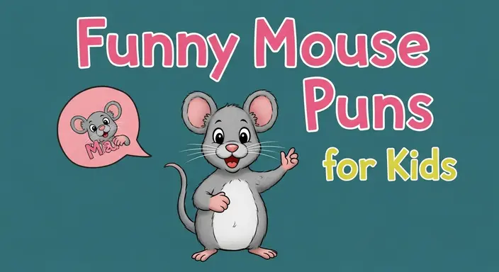 Funny Mouse Puns for Kids