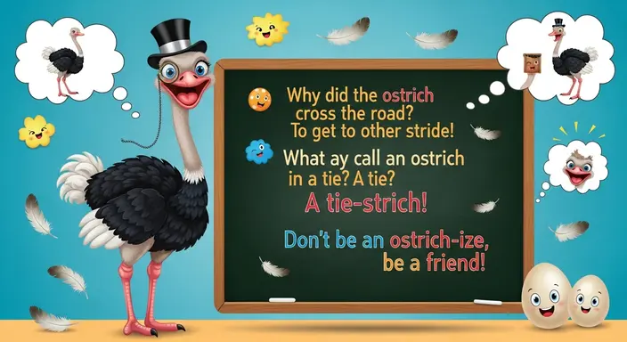 Funny Ostrich Puns for Kids