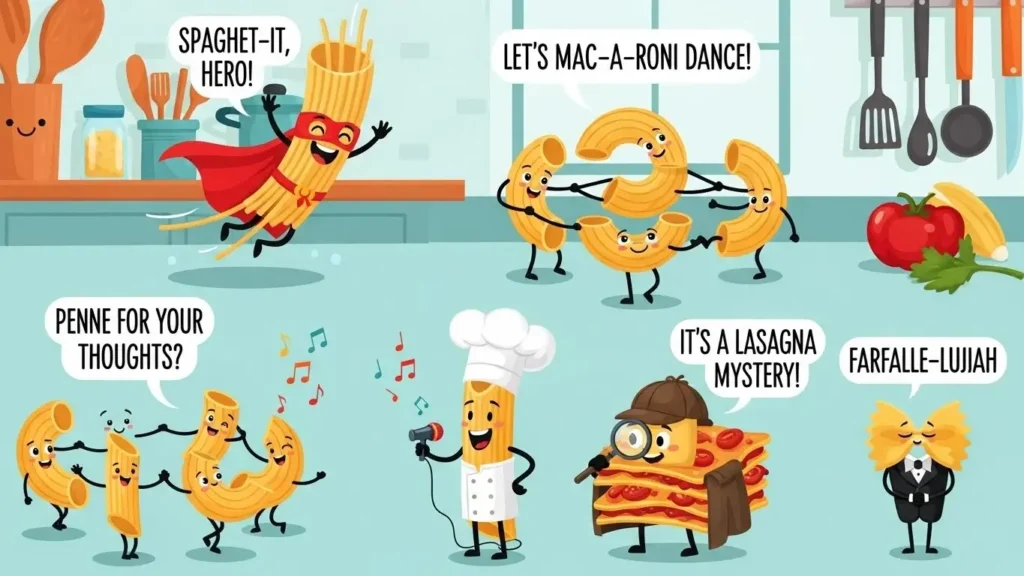 Funny Pasta Puns for Kids