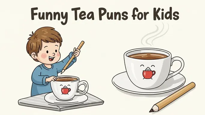 Funny Tea Puns for Kids