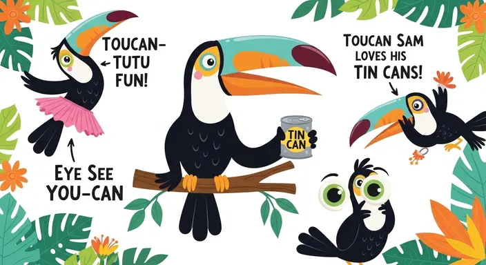 Funny Toucan Puns for Kids