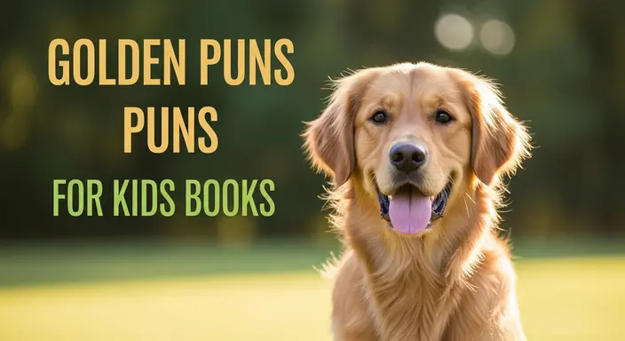  Golden Retriever Puns for Kids’ Books