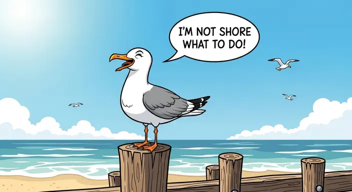 Happy Seagull Puns